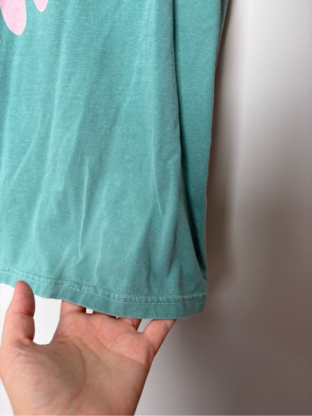 Mountain Movers Floral Fun Graphic Teal Tee - Picture 7 of 7